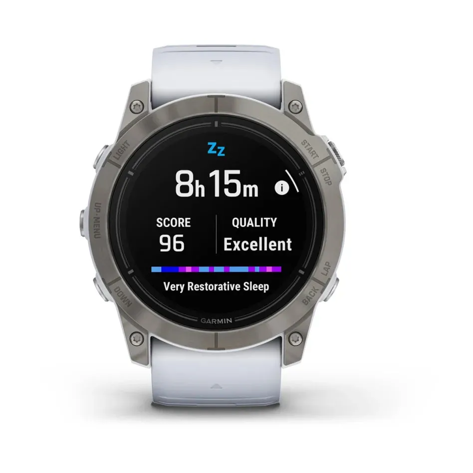 * Epix Pro Gen 2 Sapphire Edition- 51Mm - Titanium With Whitestone Band