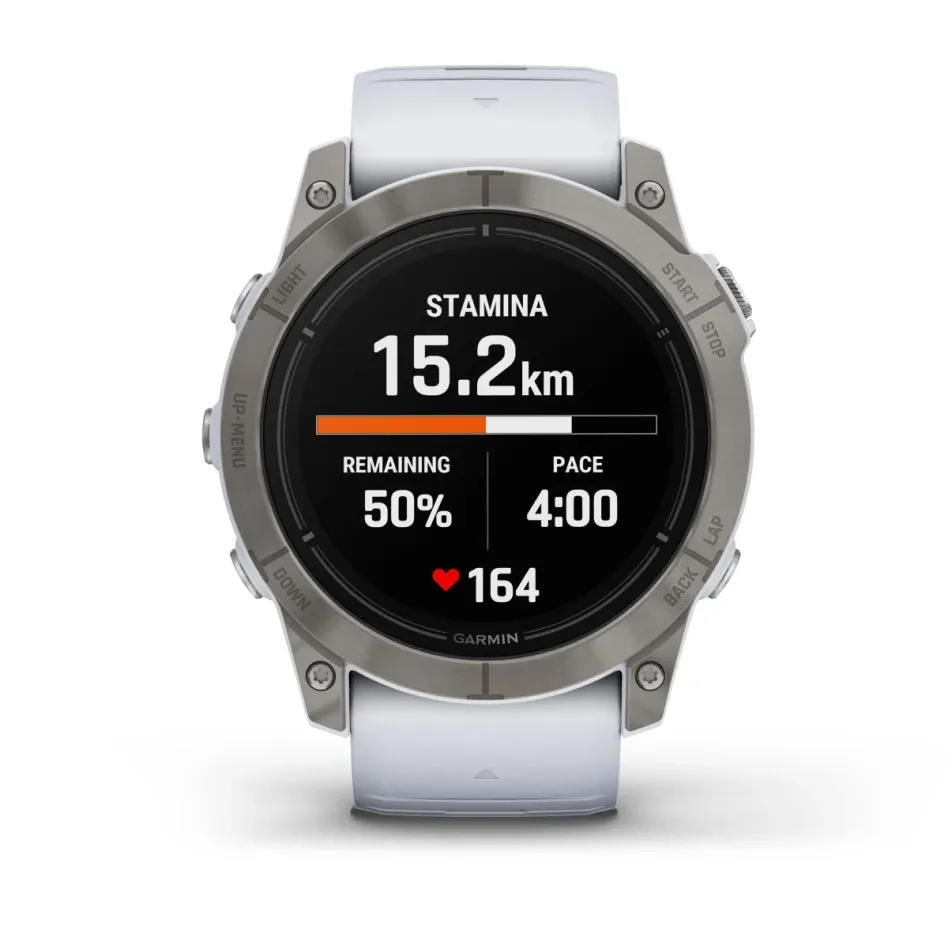 * Epix Pro Gen 2 Sapphire Edition- 51Mm - Titanium With Whitestone Band