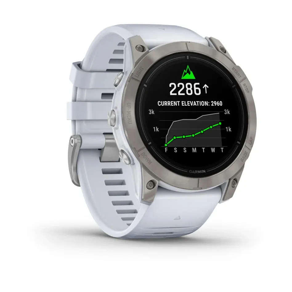 * Epix Pro Gen 2 Sapphire Edition- 51Mm - Titanium With Whitestone Band