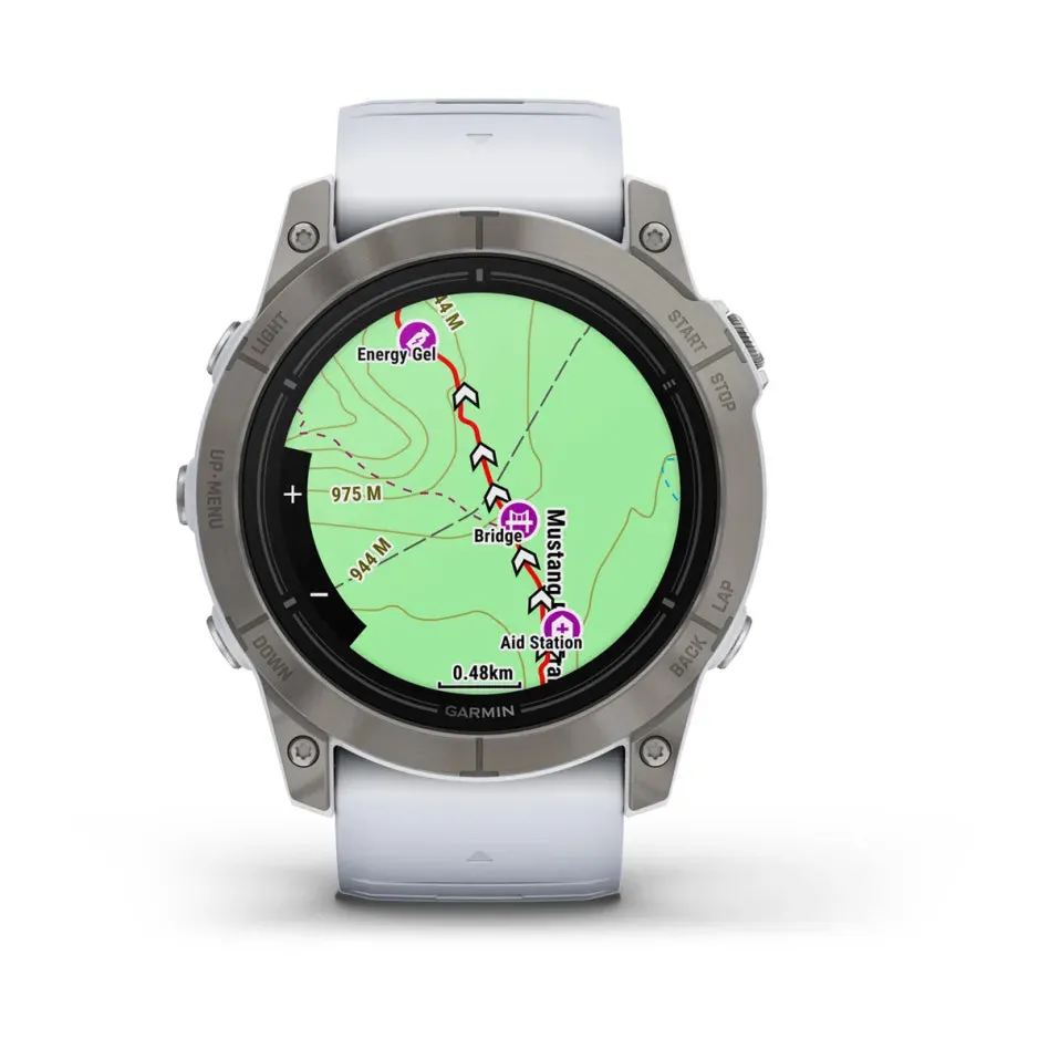 * Epix Pro Gen 2 Sapphire Edition- 51Mm - Titanium With Whitestone Band