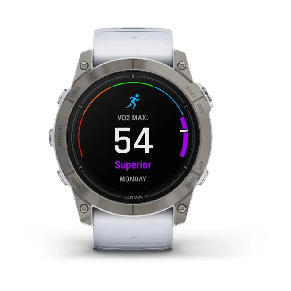 * Epix Pro Gen 2 Sapphire Edition- 51Mm - Titanium With Whitestone Band