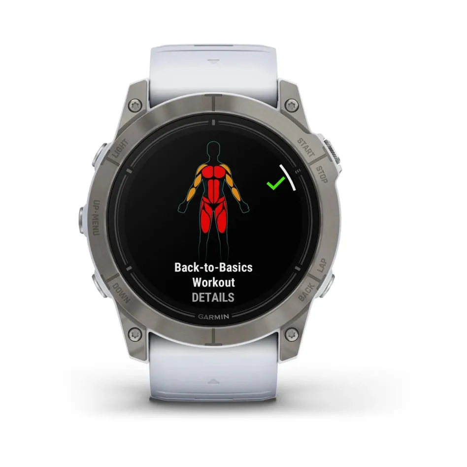 * Epix Pro Gen 2 Sapphire Edition- 51Mm - Titanium With Whitestone Band