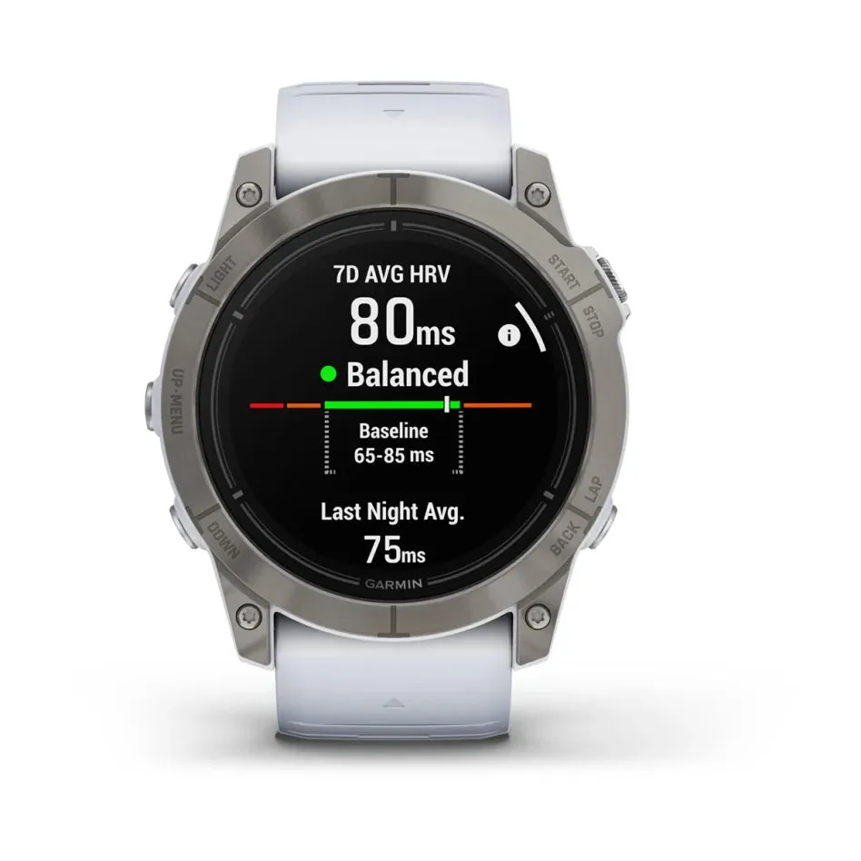 * Epix Pro Gen 2 Sapphire Edition- 51Mm - Titanium With Whitestone Band