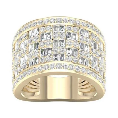 10K 3.00CT D-MENS BANDS