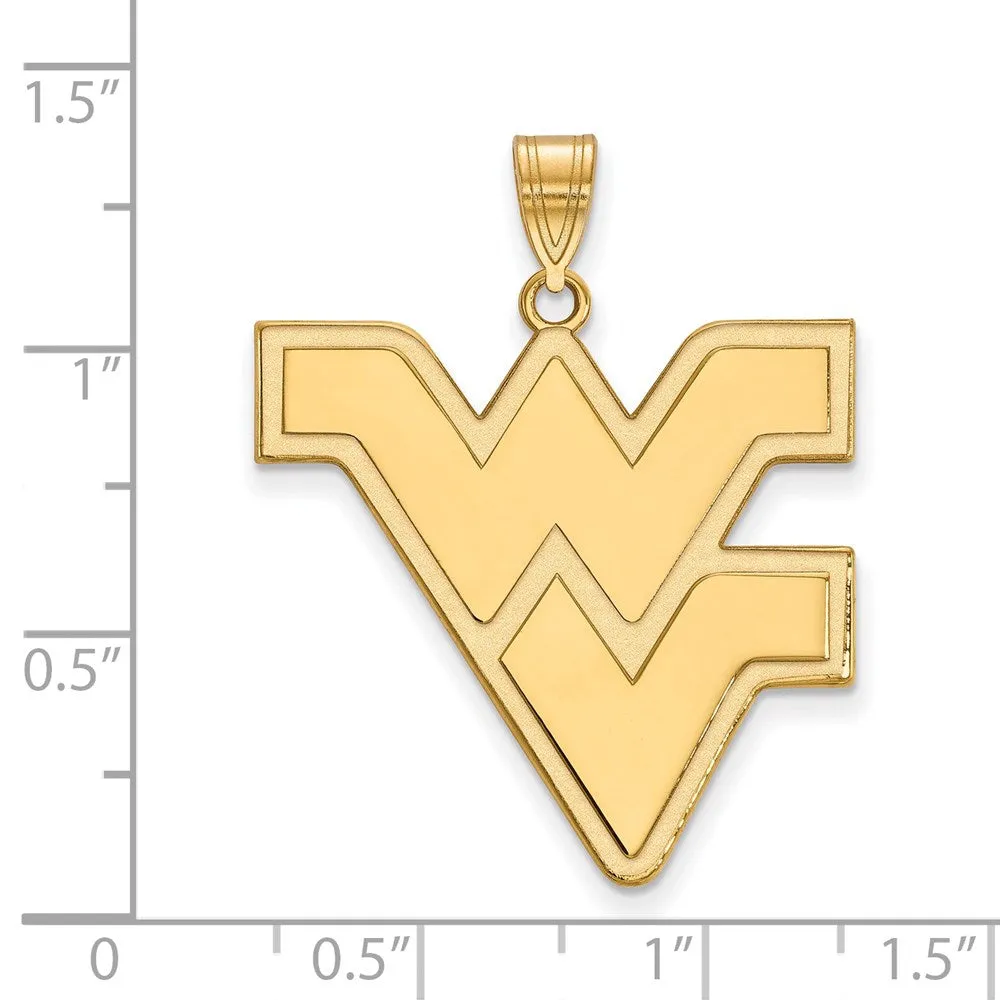 10K Yellow Gold West Virginia University XL Pendant