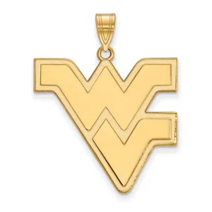 10K Yellow Gold West Virginia University XL Pendant