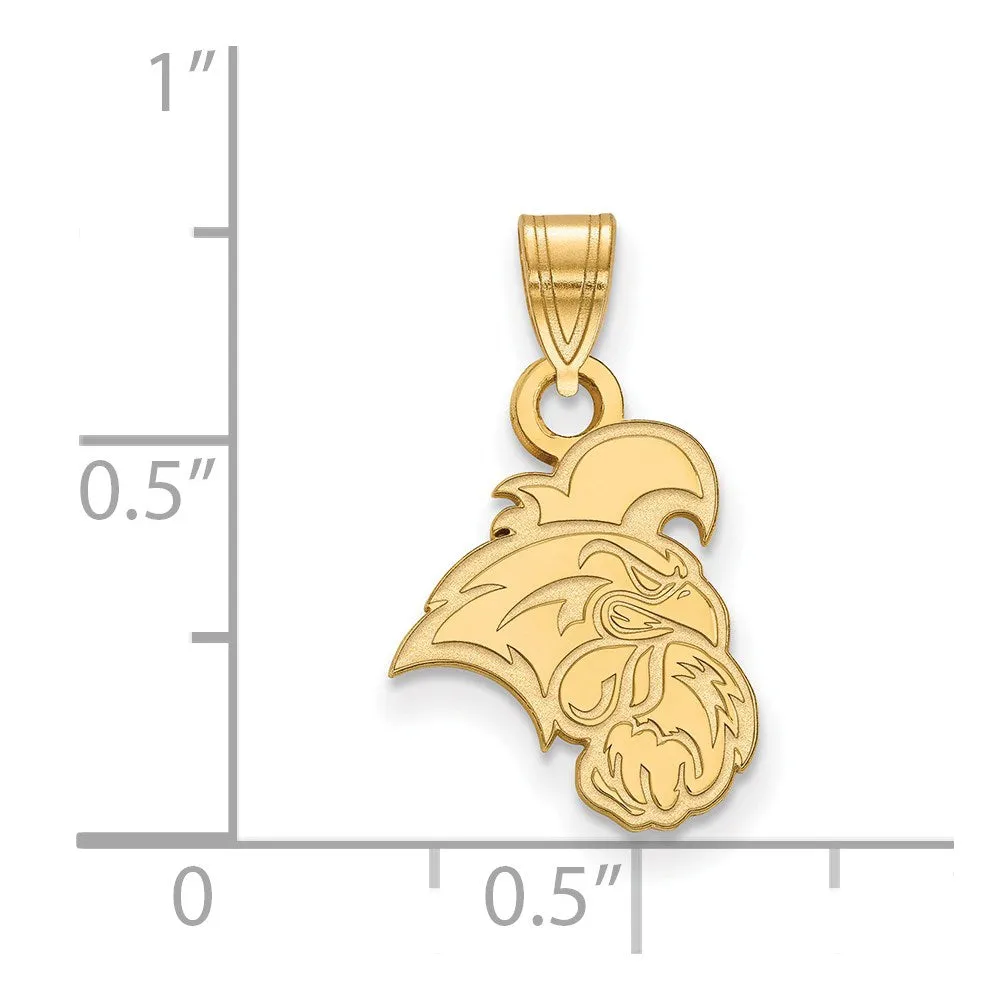 14k Gold Coastal Carolina University Chanticleer Small Pendant