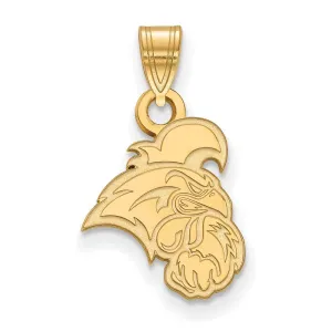 14k Gold Coastal Carolina University Chanticleer Small Pendant