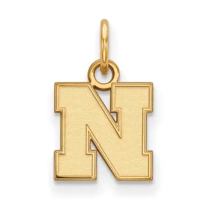 14k Gold University of Nebraska Letter N Extra Small Pendant