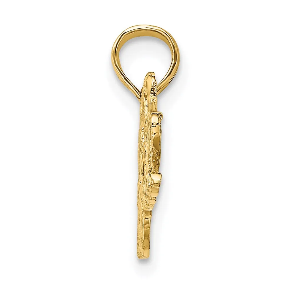 14K I HEART  VOLLEYBALL Charm