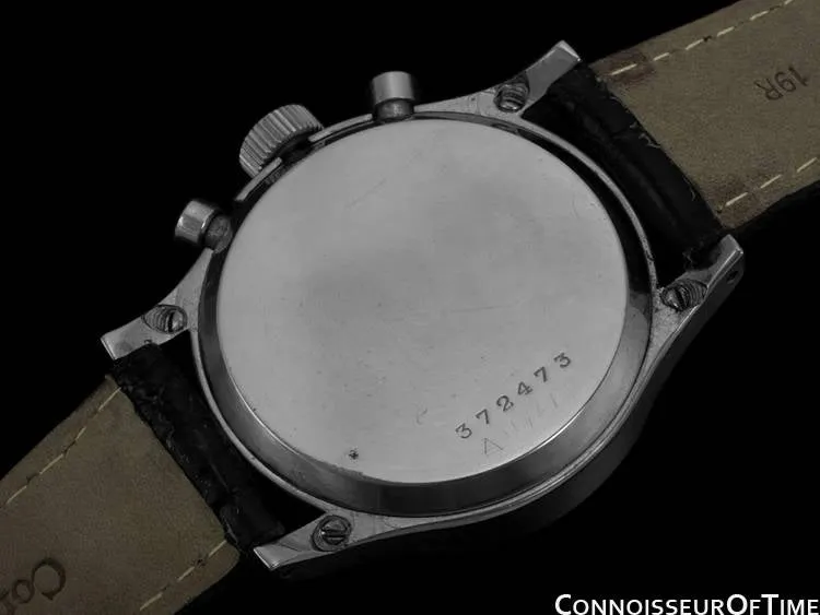 1930's Breitling Vintage "Clamshell" - World's First Waterproof Chronograph - Stainless Steel