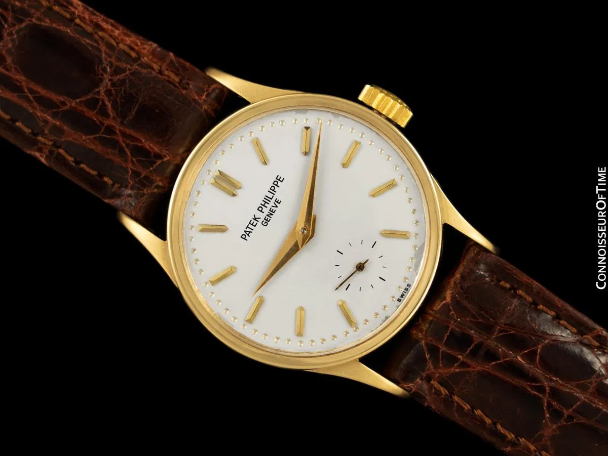 1940's Patek Philippe Vintage Calatrava Ref. 96 Mens Watch - 18K Gold