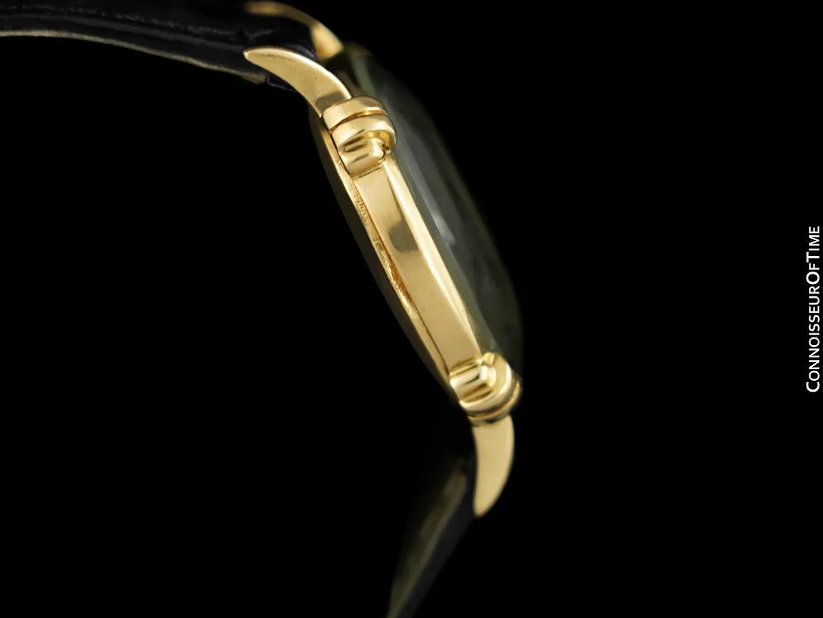1943 Jaeger-LeCoultre Vintage Mens Midsize Watch, Beautiful Case - 14K Gold