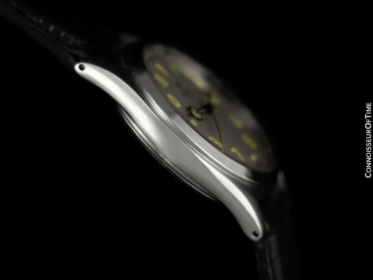 1945 Rolex Oyster Classic Vintage Mens Handwound Watch - Stainless Steel