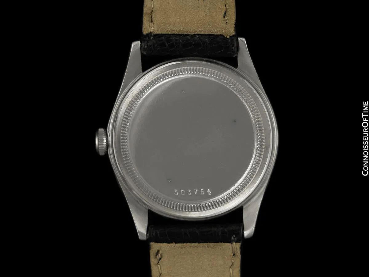1945 Rolex Oyster Classic Vintage Mens Handwound Watch - Stainless Steel