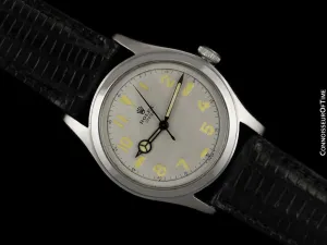 1945 Rolex Oyster Classic Vintage Mens Handwound Watch - Stainless Steel