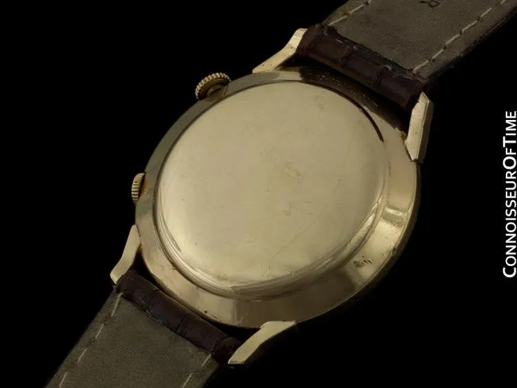 1956 Jaeger-LeCoultre Memovox Vintage Mens Reveil Wrist Alarm - 10K Gold Filled