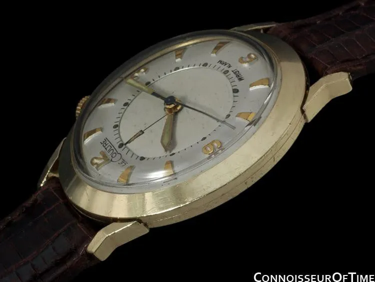1956 Jaeger-LeCoultre Memovox Vintage Mens Reveil Wrist Alarm - 10K Gold Filled