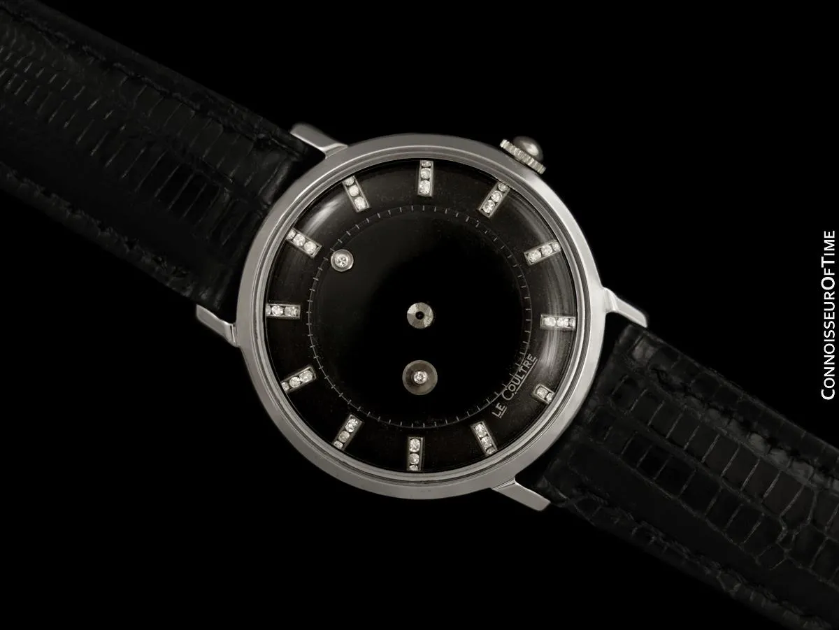 1957 Jaeger-LeCoultre (Vacheron & Constantin) Vintage Galaxy Mystery Dial - 14K White Gold & Diamonds