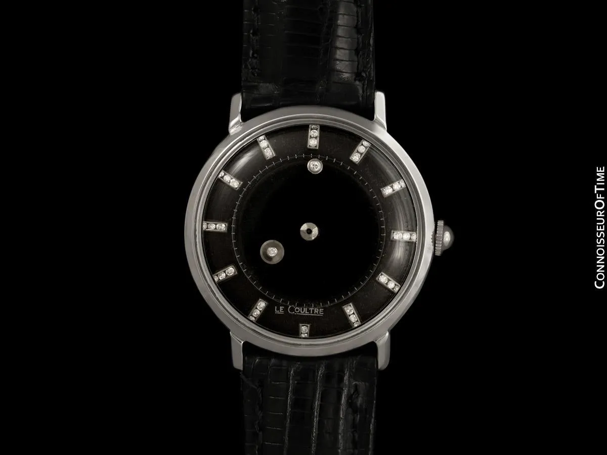 1957 Jaeger-LeCoultre (Vacheron & Constantin) Vintage Galaxy Mystery Dial - 14K White Gold & Diamonds