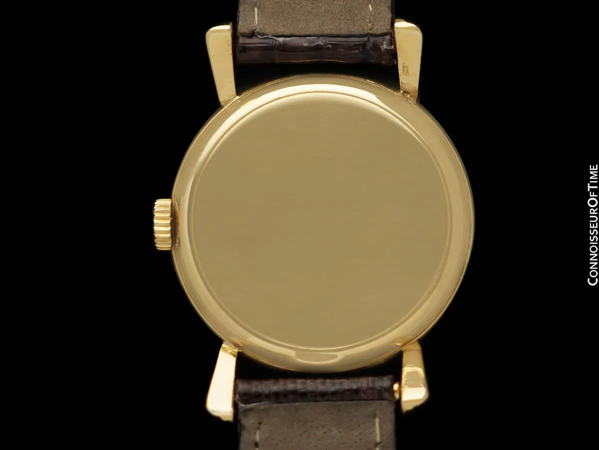 1960 Patek Philippe Vintage Mens Watch With Special Lugs, Ref. 2453 - 18K Gold