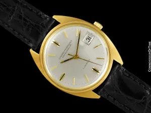 1960's Girard Perregaux Vintage HF High Frequency Automatic Chronometer, Date - 18K Gold Plated & Stainless Steel