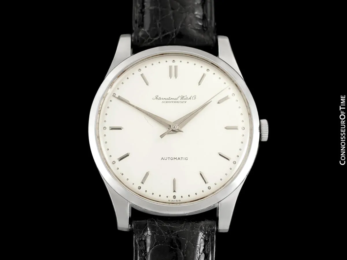 1962 IWC Vintage Mens Automatic Watch, Cal. 853 - Stainless Steel