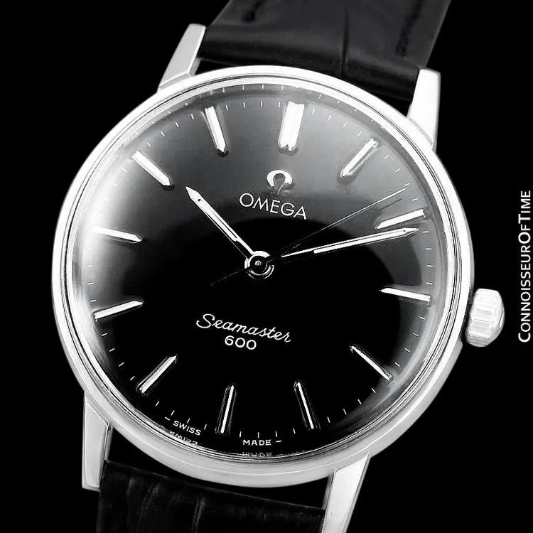 1962 Omega Seamaster 600 Vintage Mens Handwound Watch - Stainless Steel