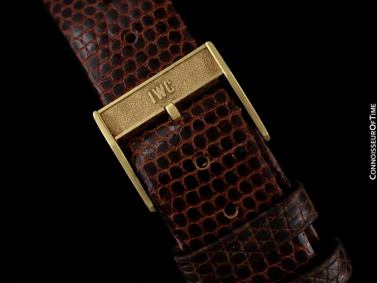 1963 IWC Vintage Full Size Mens Tropical Case Watch, Cal. 854 Automatic - 14K Gold & Stainless Steel