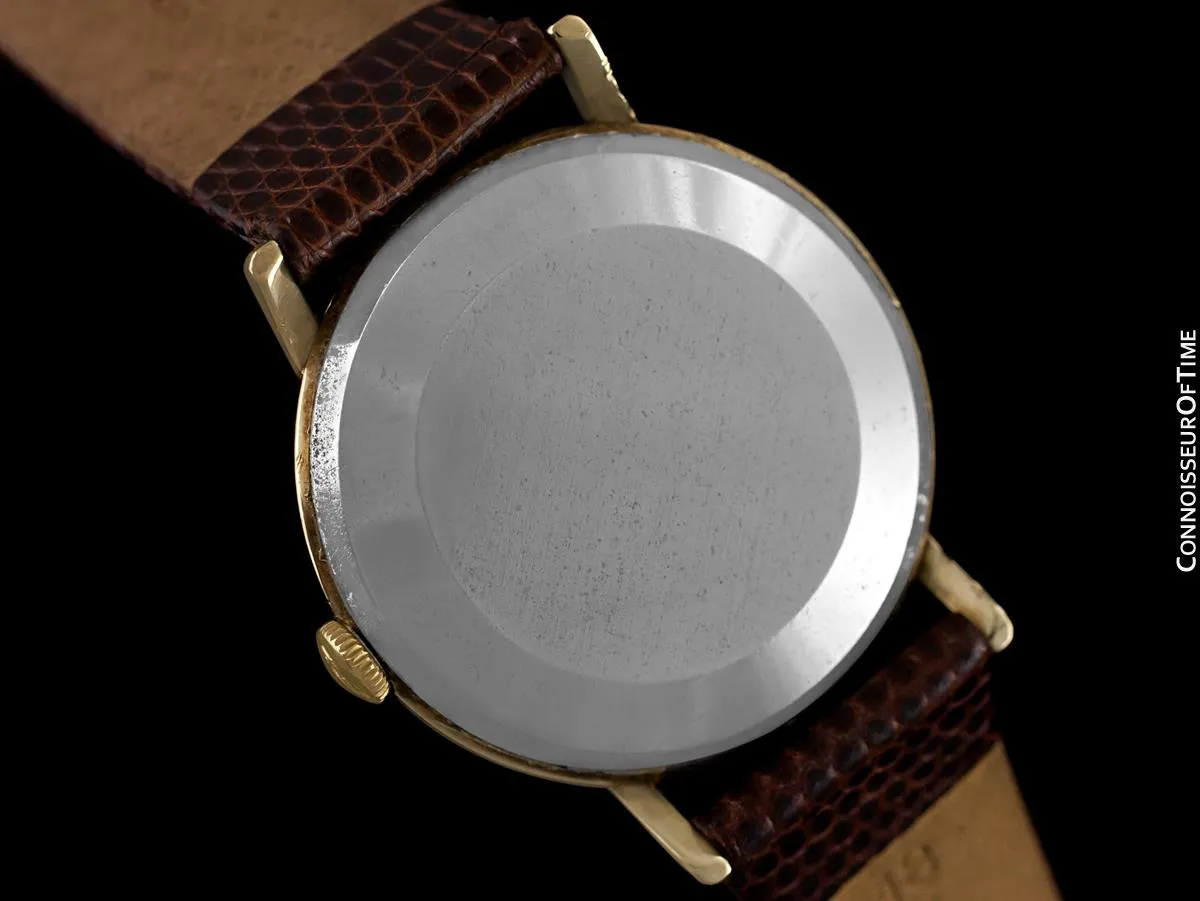 1963 IWC Vintage Full Size Mens Tropical Case Watch, Cal. 854 Automatic - 14K Gold & Stainless Steel