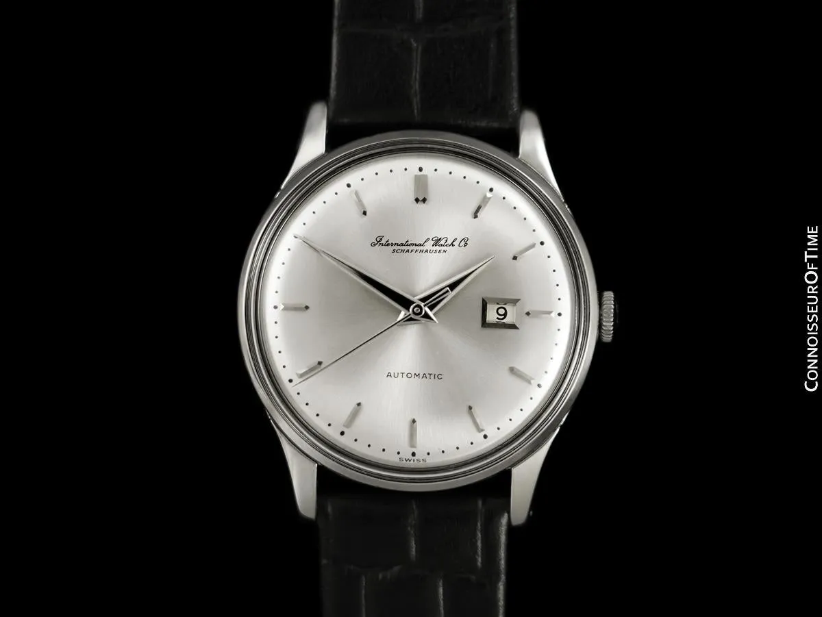 1963 IWC Vintage Mens Watch, Cal. 8531 Automatic with Date - Stainless Steel