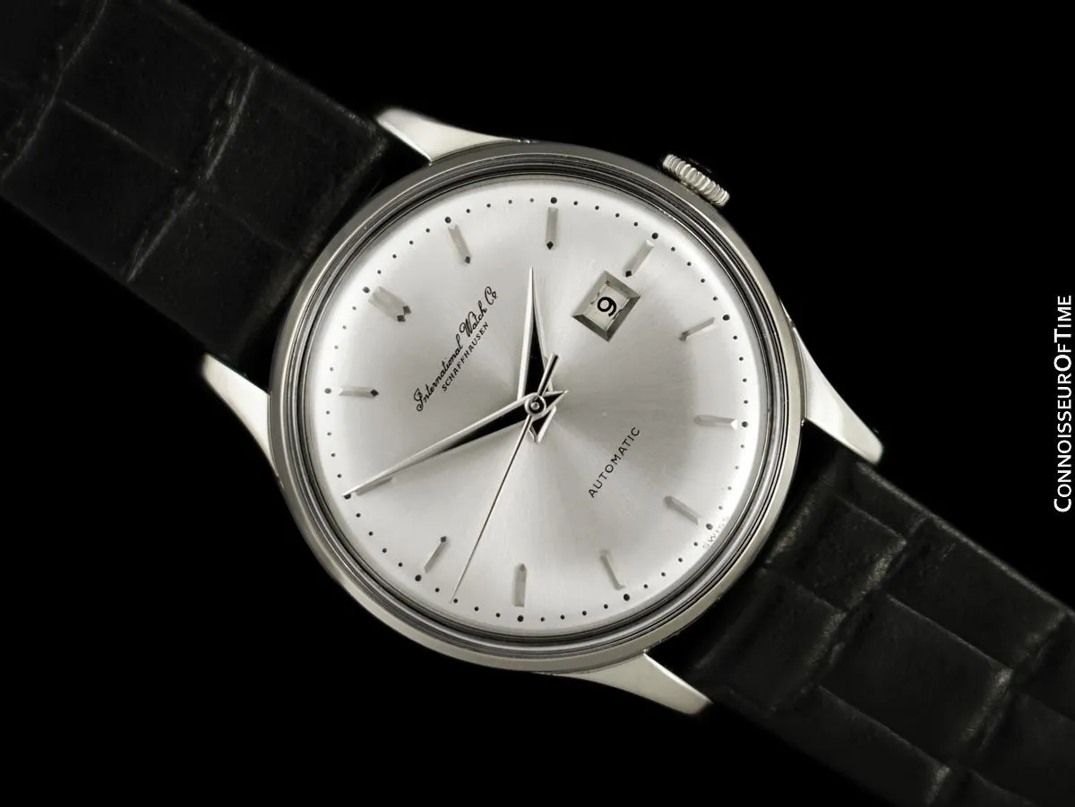 1963 IWC Vintage Mens Watch, Cal. 8531 Automatic with Date - Stainless Steel