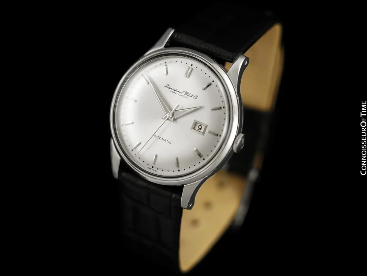 1963 IWC Vintage Mens Watch, Cal. 8531 Automatic with Date - Stainless Steel