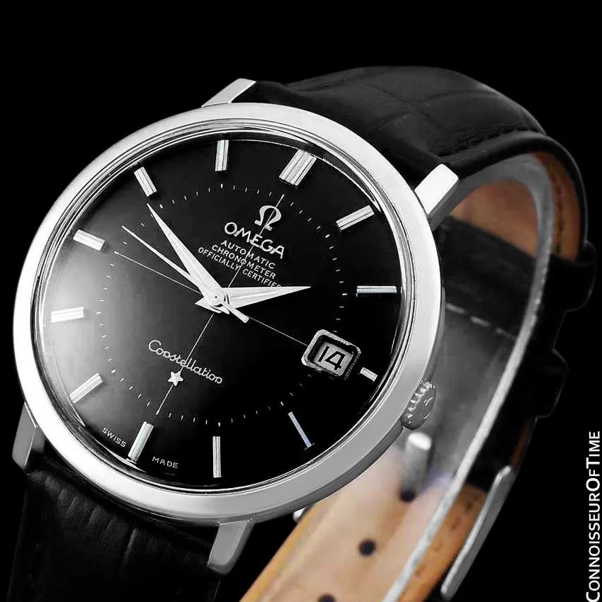 1963 Omega Constellation Vintage Mens "Jumbo" Automatic Chronometer Watch, Date - Stainless Steel