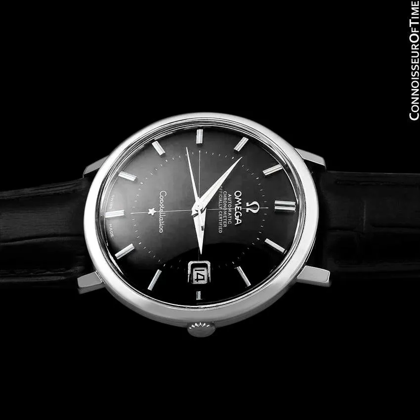 1963 Omega Constellation Vintage Mens "Jumbo" Automatic Chronometer Watch, Date - Stainless Steel