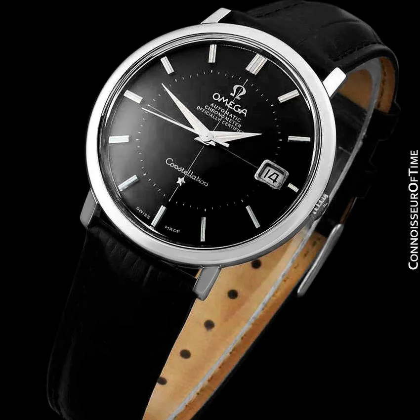 1963 Omega Constellation Vintage Mens "Jumbo" Automatic Chronometer Watch, Date - Stainless Steel
