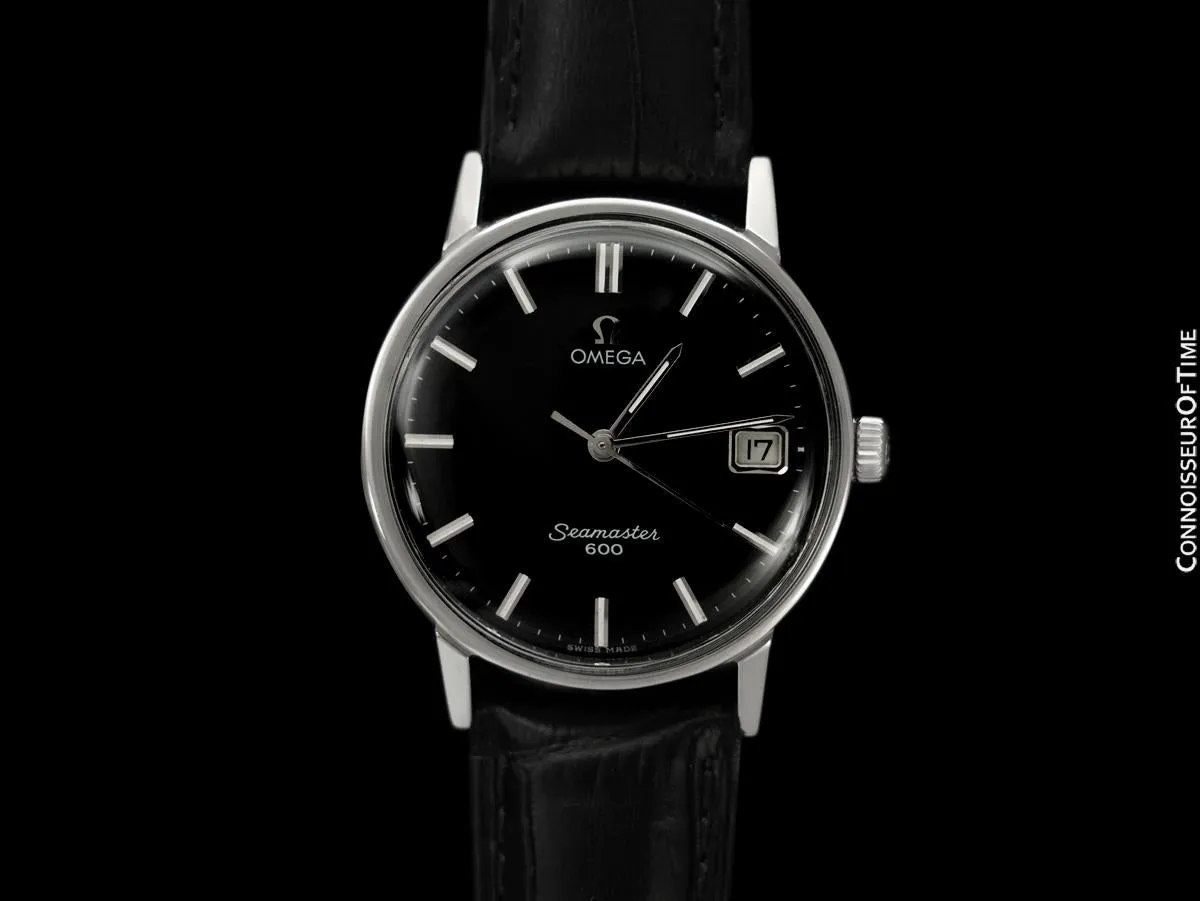 1964 Omega Seamaster 600 Vintage Mens Handwound Watch - Stainless Steel