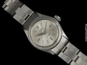 1965 Rolex Oyster Precision Ladies Handwound Vintage Watch - Stainless Steel