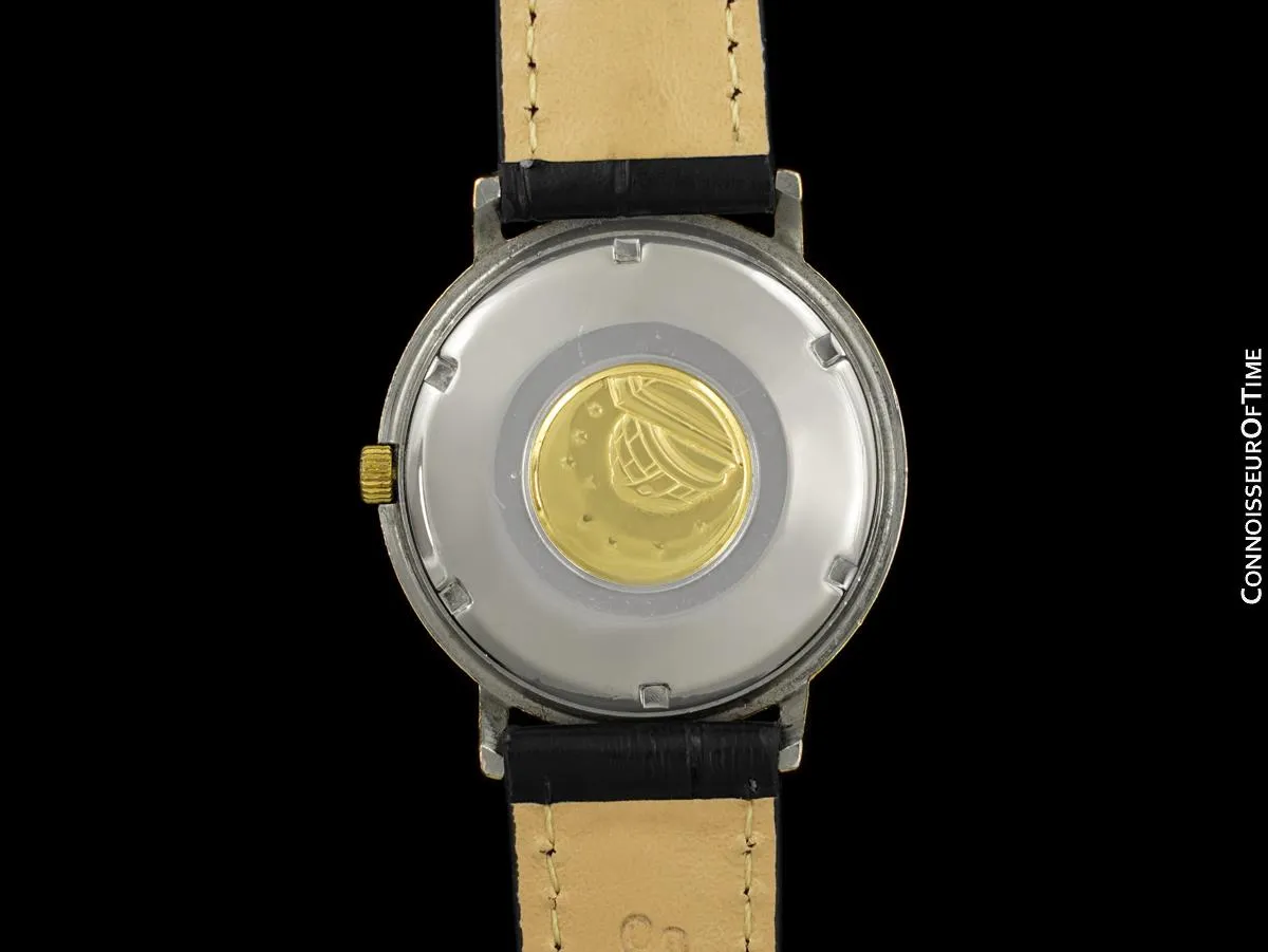 1966 Omega Vintage Mens Constellation, Automatic, Date Watch - 14K Gold & Stainless Steel