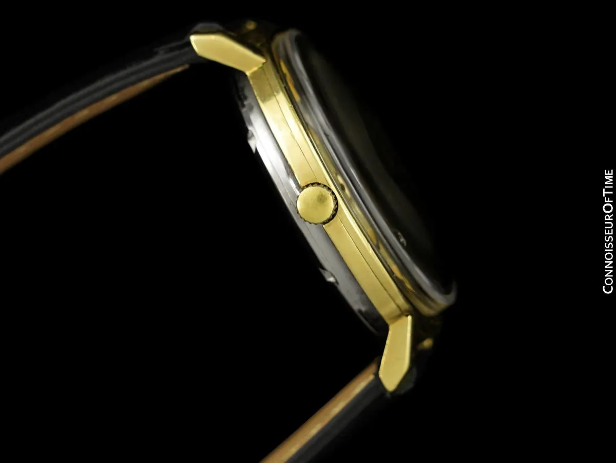 1966 Omega Vintage Mens Constellation, Automatic, Date Watch - 14K Gold & Stainless Steel