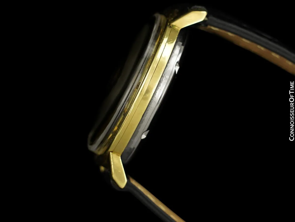 1966 Omega Vintage Mens Constellation, Automatic, Date Watch - 14K Gold & Stainless Steel