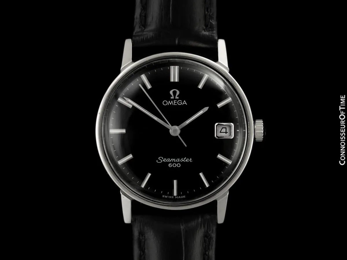 1967 Omega Seamaster 600 Vintage Mens Handwound Watch - Stainless Steel