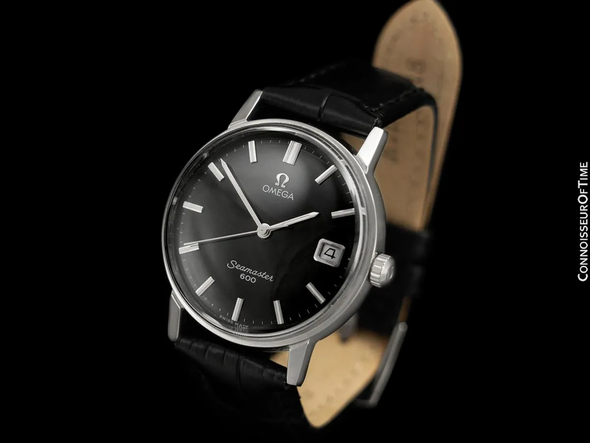 1967 Omega Seamaster 600 Vintage Mens Handwound Watch - Stainless Steel