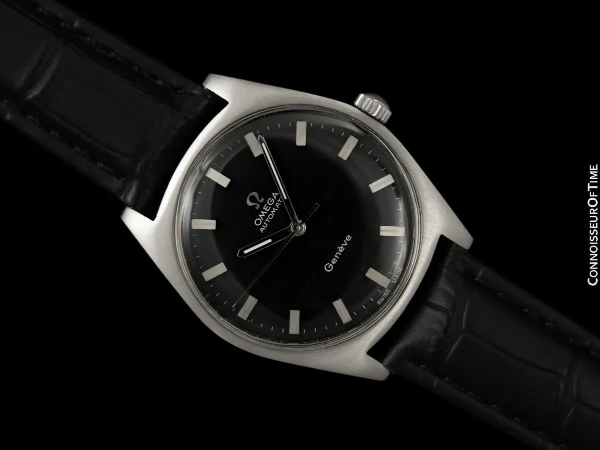 1968 Omega Geneve Vintage Mens Cal. 552 Waterproof Style Dress Watch - Stainless Steel