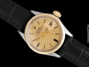 1968 Rolex Date/Datejust Ladies Vintage Two-Tone Watch - Stainless Steel & 18K Gold