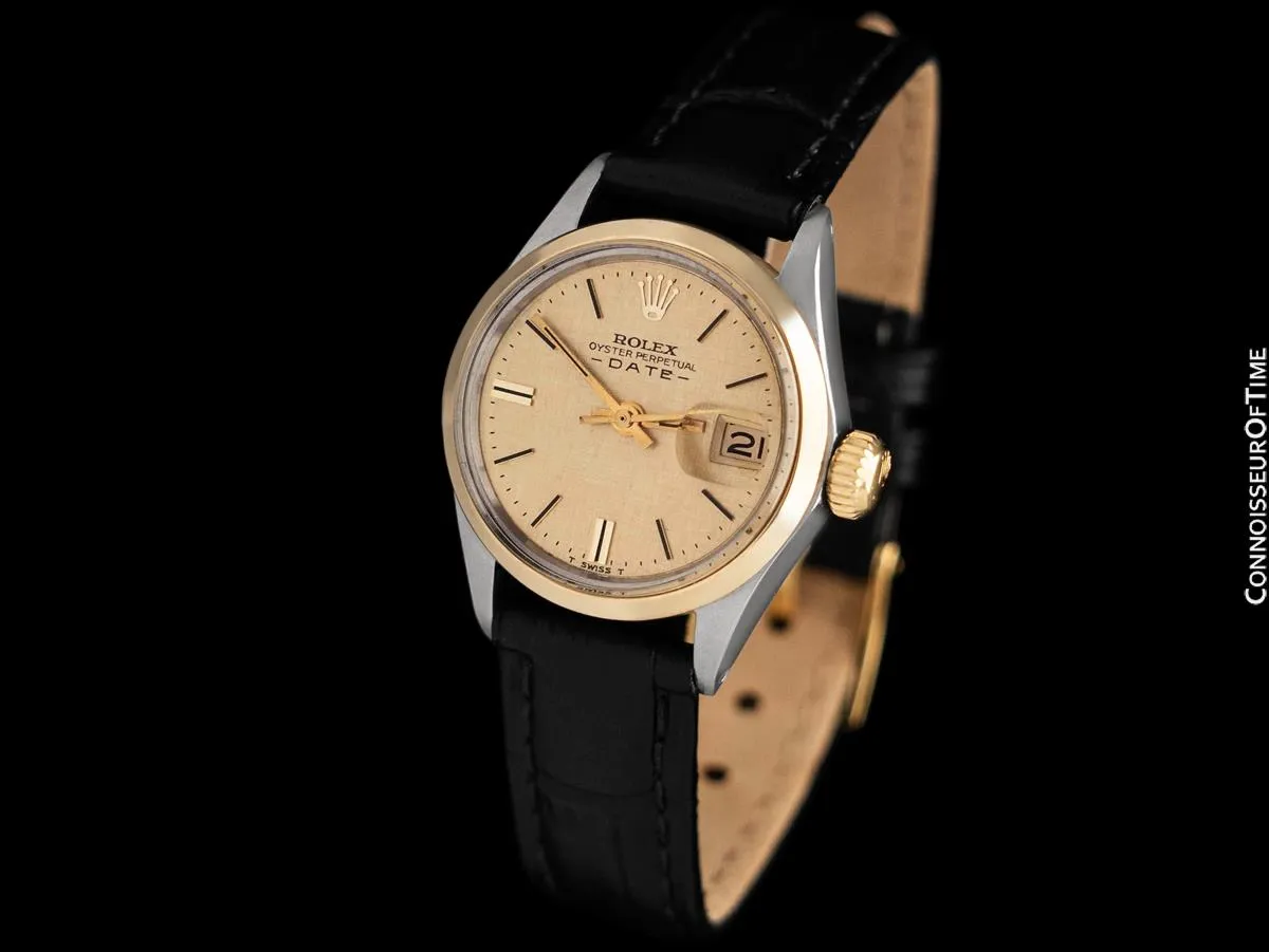 1968 Rolex Date/Datejust Ladies Vintage Two-Tone Watch - Stainless Steel & 18K Gold