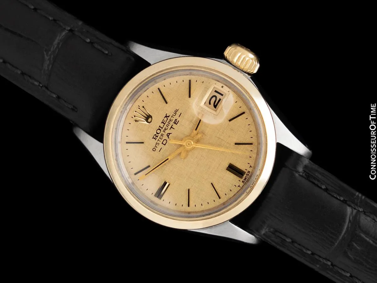 1968 Rolex Date/Datejust Ladies Vintage Two-Tone Watch - Stainless Steel & 18K Gold
