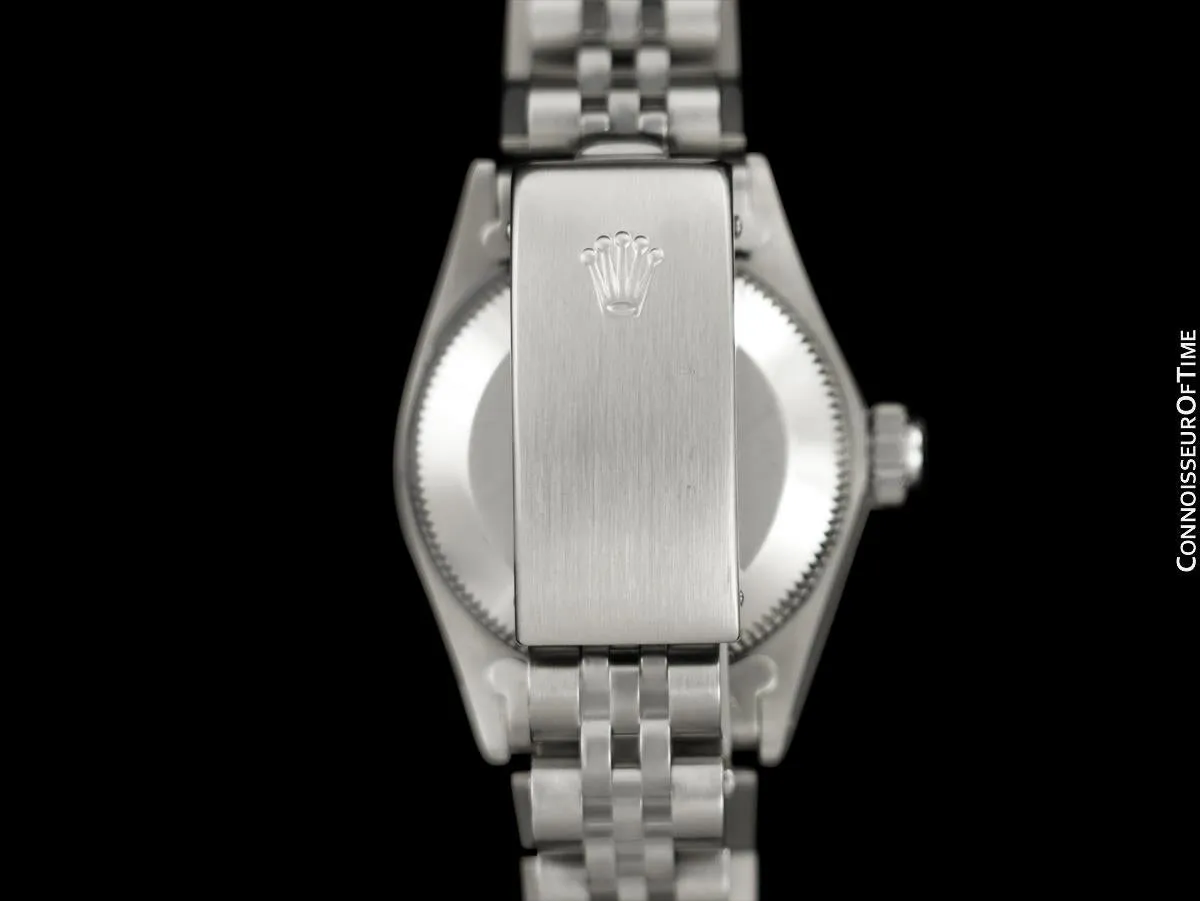 1969 Rolex Classic Vintage Ladies Date Datejust Watch - Stainless Steel & Diamonds
