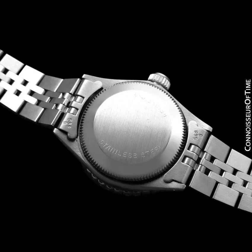1969 Rolex Classic Vintage Ladies Date Datejust Watch - Stainless Steel & Diamonds
