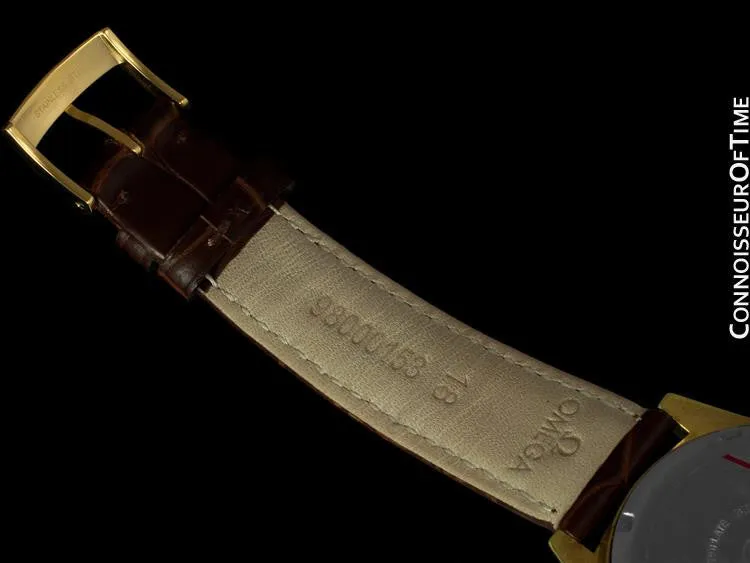 1970 Omega Geneve Vintage Tropical Mens Watch, Date - Gold Plated & Stainless Steel